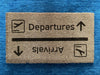 Arrivals / Departures Door Mat